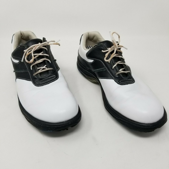 Woman’s FootJoy Contour Series White Black Golf Sh - Picture 4 of 11